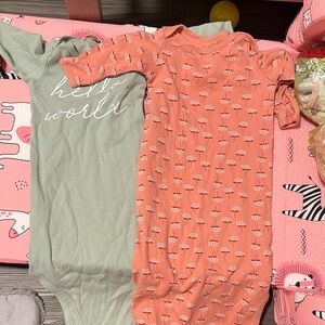 Coral and Mint Kids Pajamas